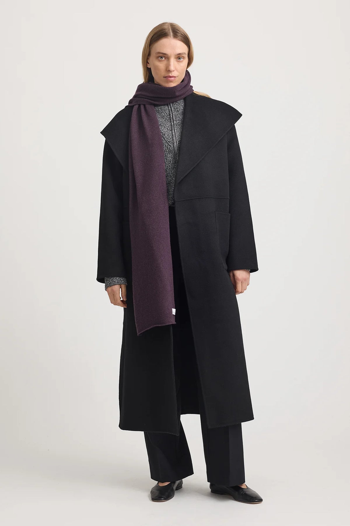 Toorallie Fine Wool Scarf in Cardamon, Light Oat and Sumak