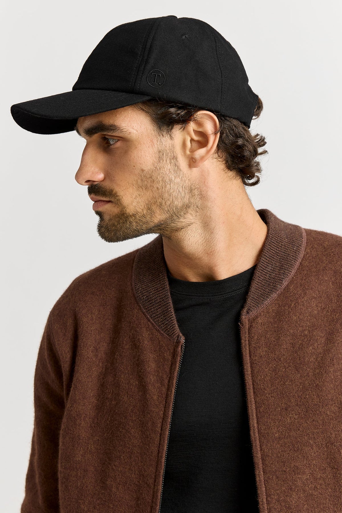 Toorallie Wool Cap - Black Embroidery