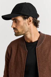 Toorallie Wool Cap - Black Embroidery