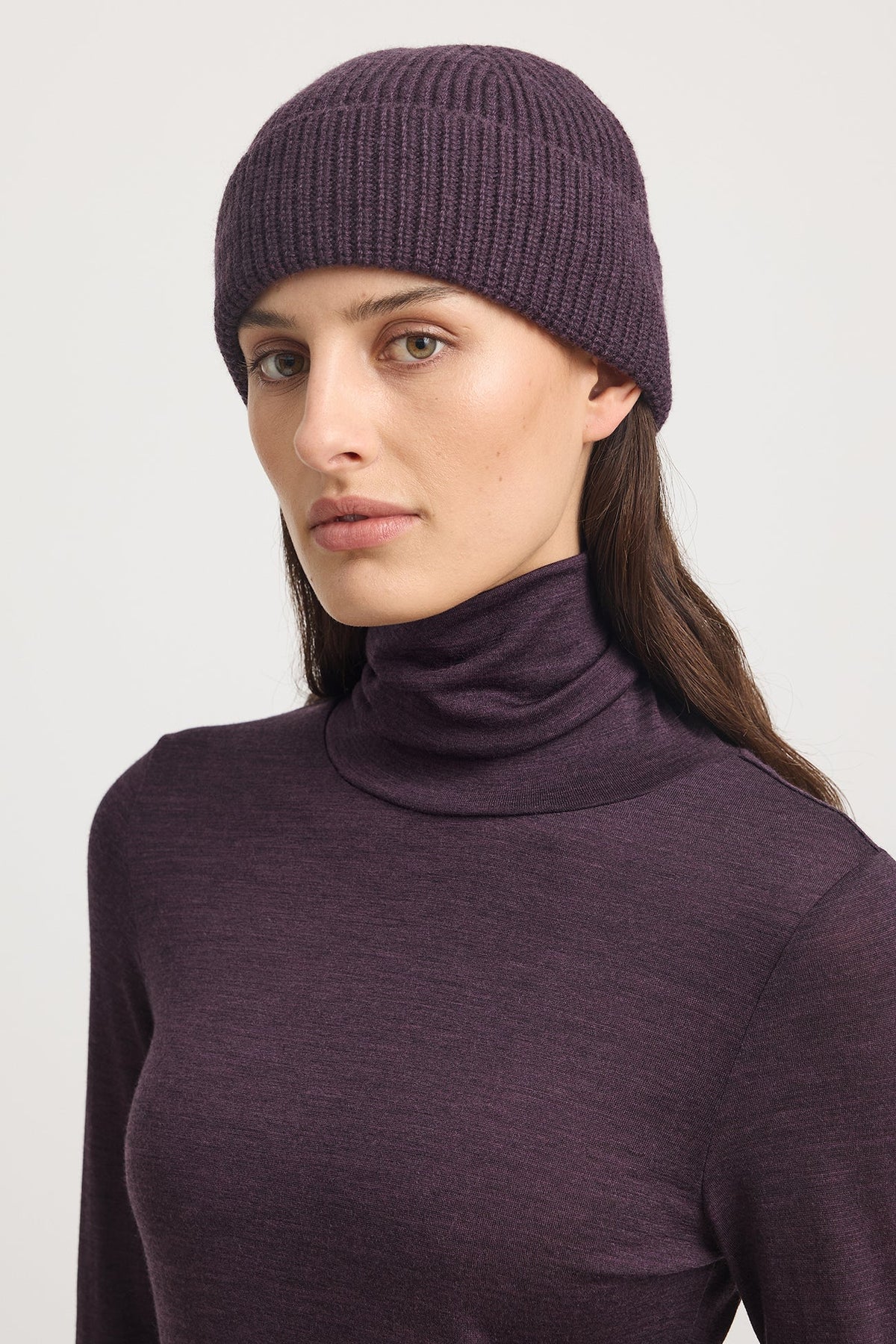 Toorallie Rib Knit Beanie in Black, Lush Green & Sumak