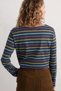 Seasalt Sailor Shirt - Tri Breton Maritime Aniseed