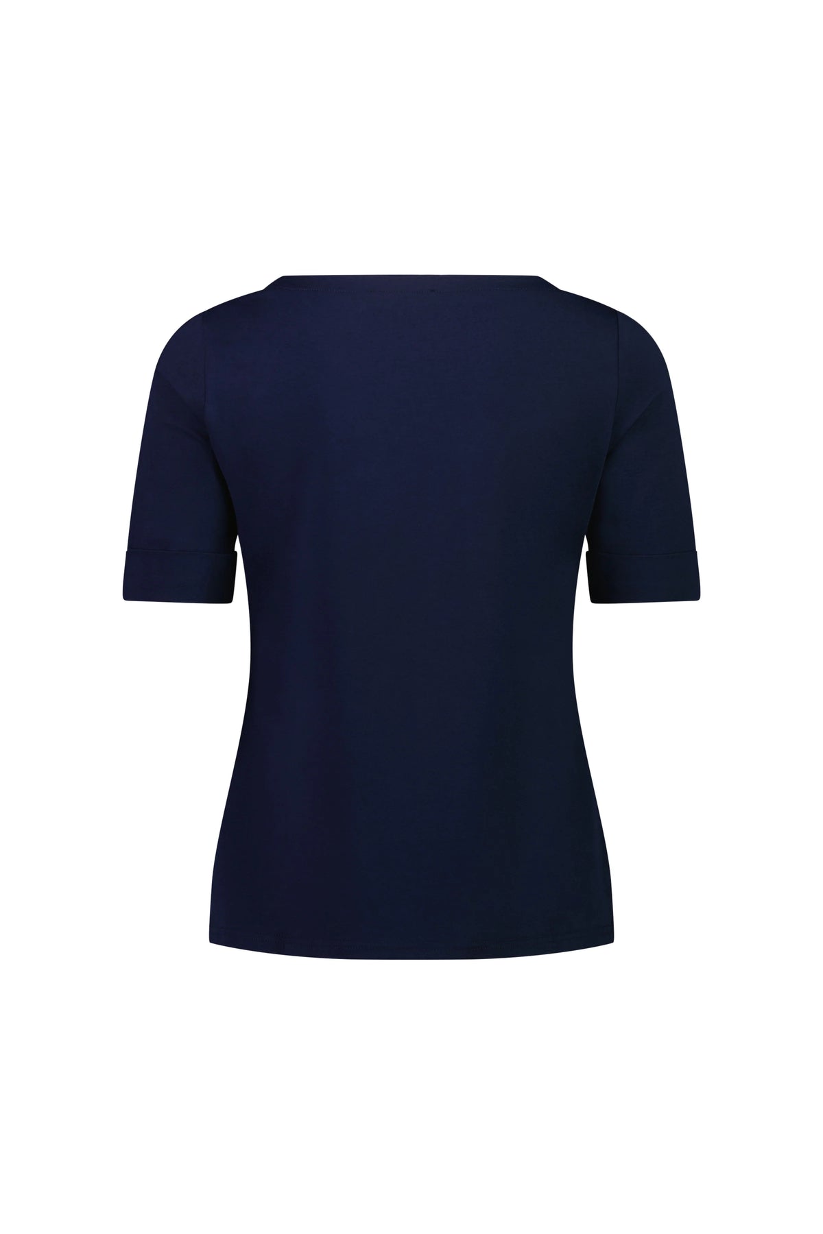 Vassalli 4262 Boat Neck Top in Navy