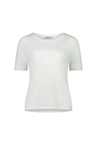 Vassalli 4262 Boat Neck Top in White