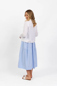 Vassalli Linen Jacket in White 2026A