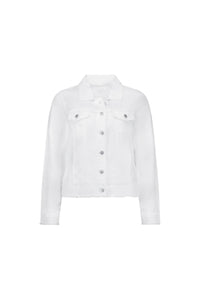 Vassalli Linen Jacket in White 2026A