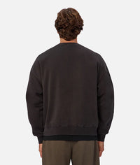The New Del Sur Washed Sweater in Washed Black