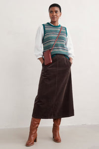Seasalt Percella Cove Vest - Wheal Towan Seashore Mix