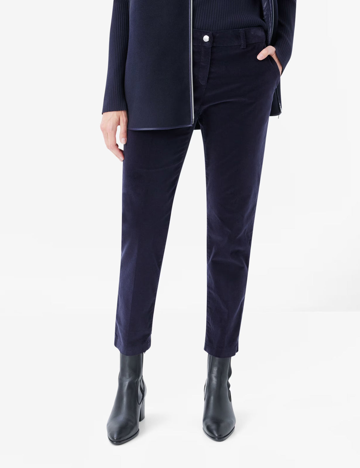 Brax Velvet Chinos Maron S - Dark Blue