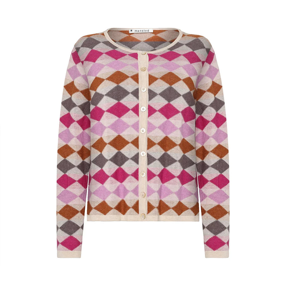 Mansted Dodo Diamond Mine Cardigan in Heather