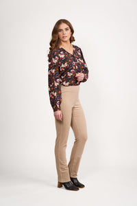 Vassalli 234M Slim Leg, Elastic Waist Cord Pants