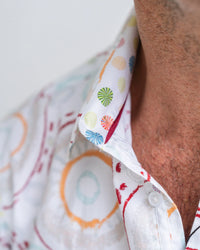 John Lennon Short Sleeve Shirt 'Charley' in Multi