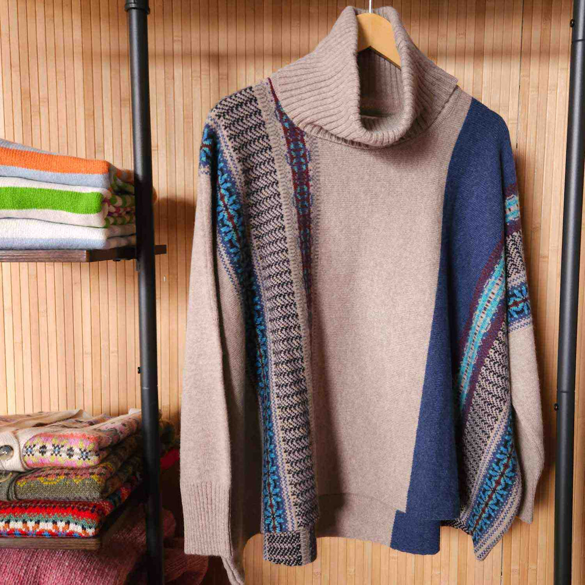 Eribe Montrose Cowl Sweater Oban Sky