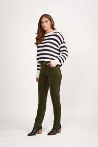 Vassalli 5910M Narrow Leg Full Length Cord Pant
