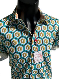 John Lennon Short Sleeve Hartley Aqua