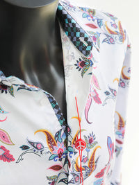 John Lennon Long Sleeve Shirt 'Denton' in Ecru