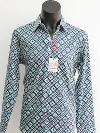 John Lennon Long Sleeve Shirt 'Greenfield' in Sea