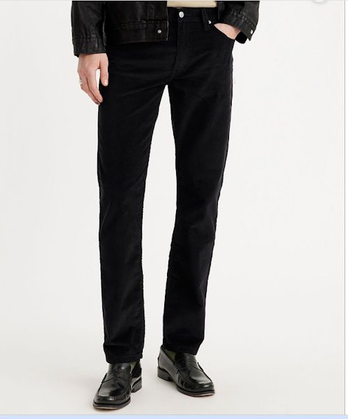 Levi's 511 Slim Corduroy Meteorite Black