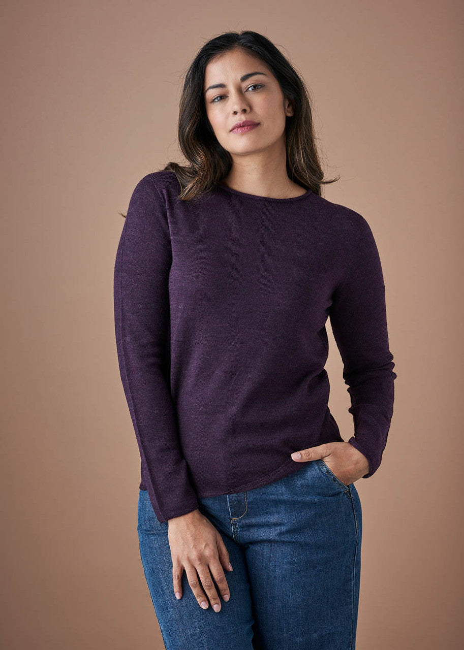 Uimi Phoebe Fine Jersey Top in Merino Wool