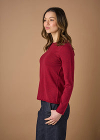Uimi Phoebe Fine Jersey Top in Merino Wool