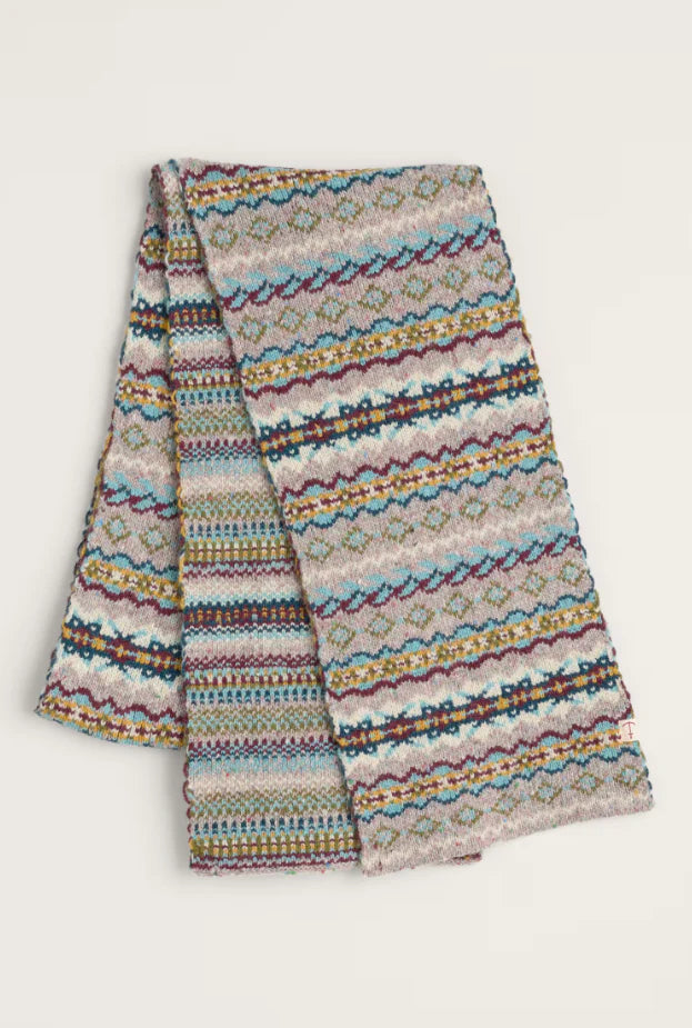 Seasalt Dreaming Tide Scarf in Harlyn Pink Grass Multi