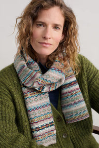 Seasalt Dreaming Tide Scarf in Harlyn Pink Grass Multi