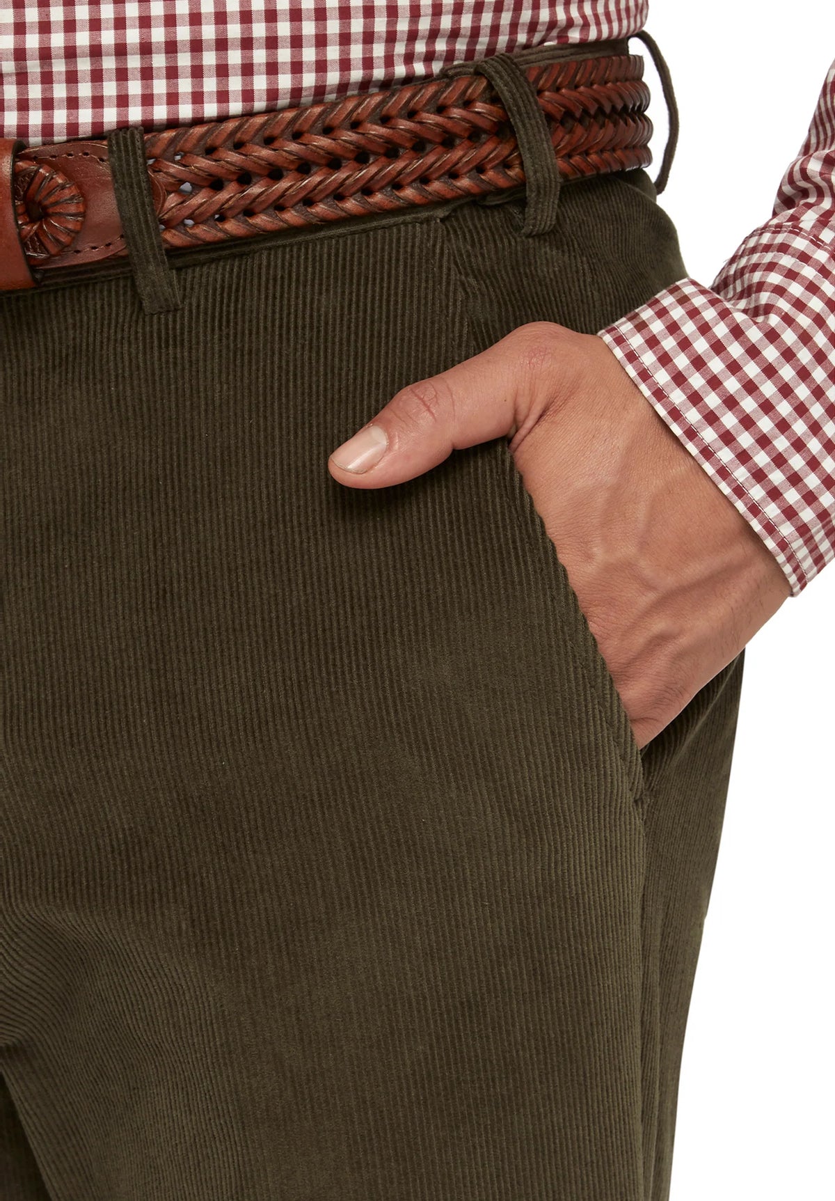 City Club Sutton Mocha 12W Corduroy Trousers