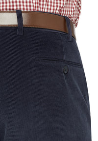 City Club Sutton Navy 12W Corduroy Trousers