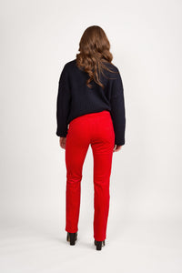 Vassalli 234M Slim Leg, Elastic Waist Cord Pants
