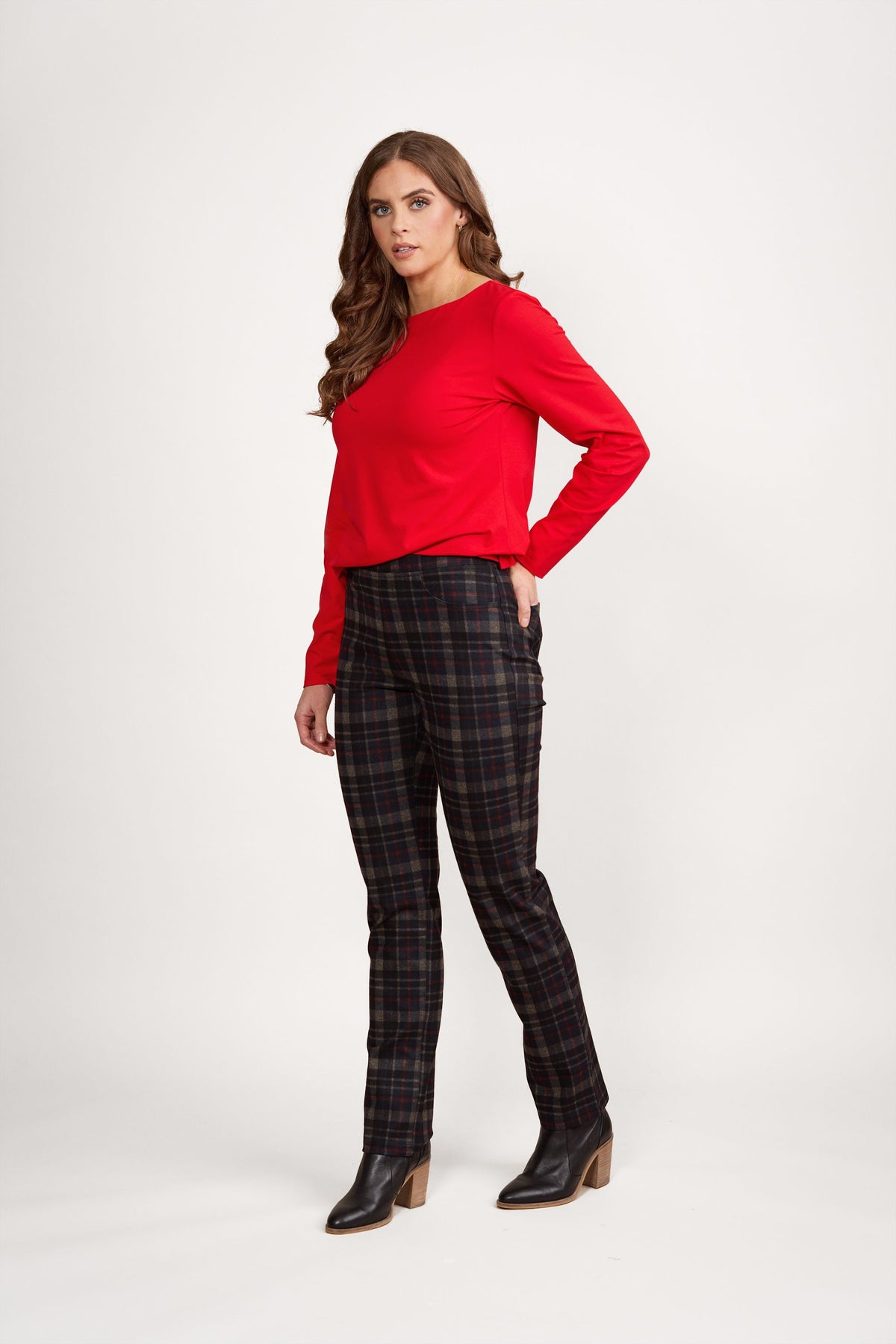 Vassalli 234 Hyde Slim Leg Full Length Printed Ponti