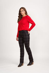 Vassalli 234 Hyde Slim Leg Full Length Printed Ponti