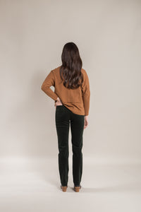 Vassalli 234M Slim Leg, Elastic Waist Cord Pants