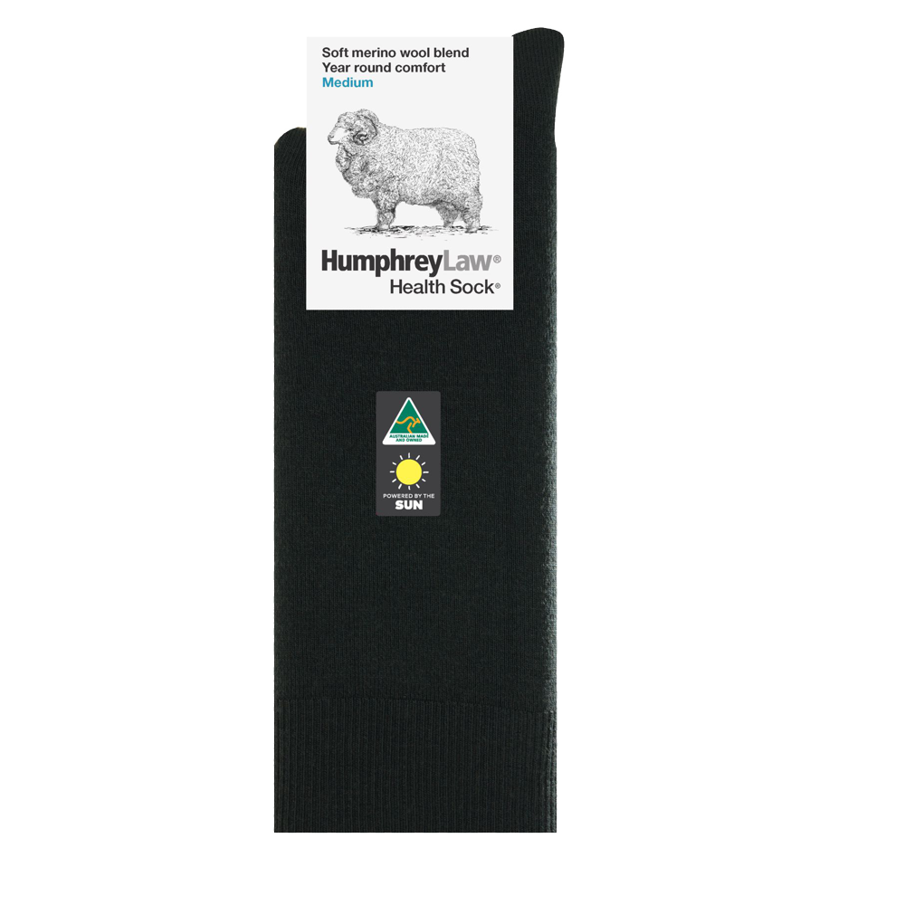 Humphrey Law Men's 60% Fine Merino Wool Health Sock