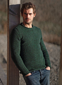 Fisherman out of Ireland Roll Edge Jumper (choice of colours)