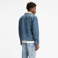 Men's Levi's Denim Sherpa Trucker Jacket (Fable)