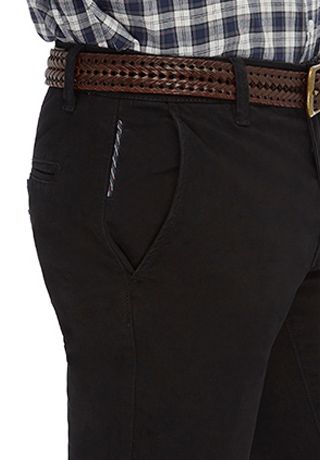 City Club Hammond Place Chinos - Black