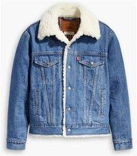 Men's Levi's Denim Sherpa Trucker Jacket (Fable)