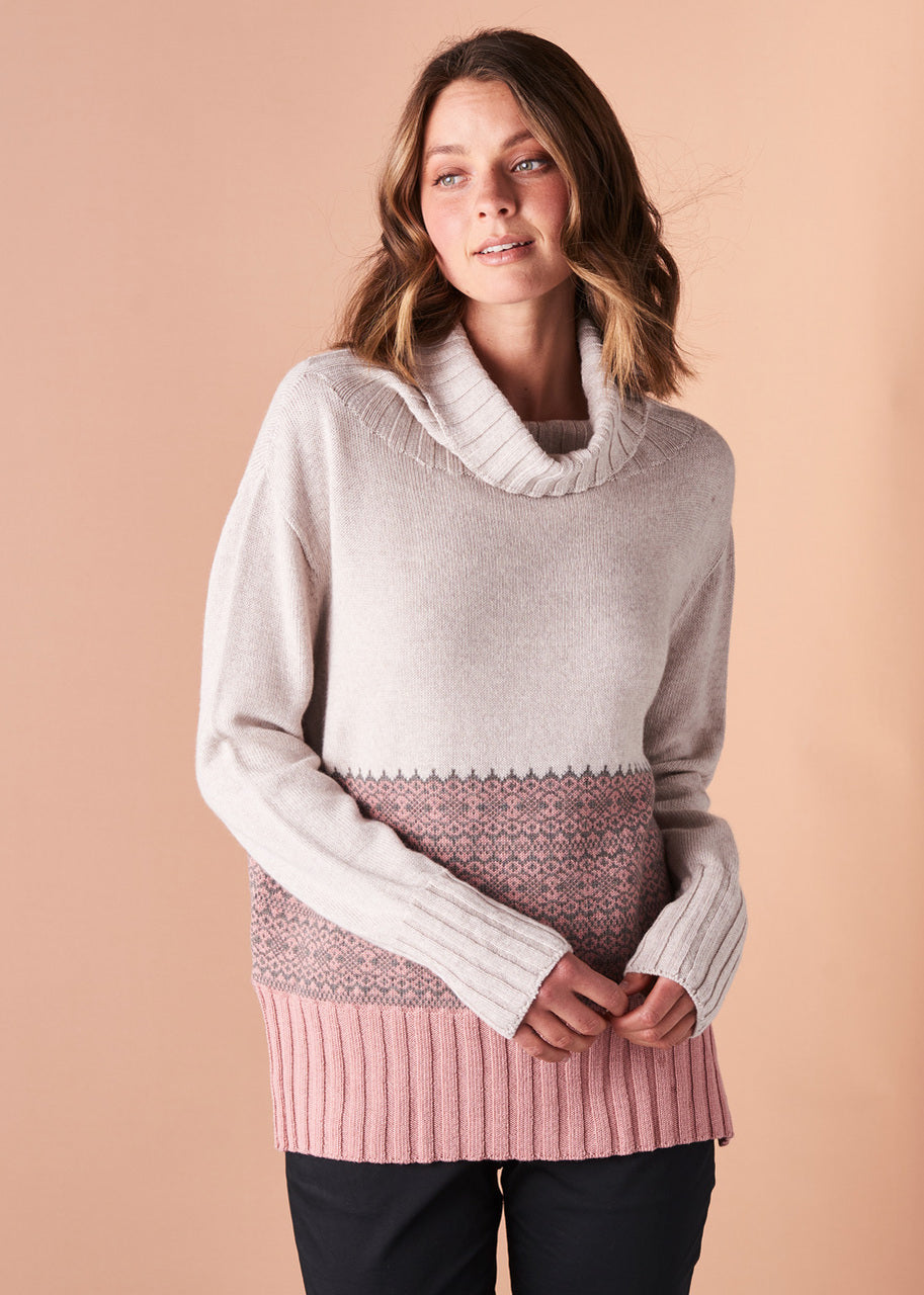 Uimi Jarrah Jumper - Mushroom