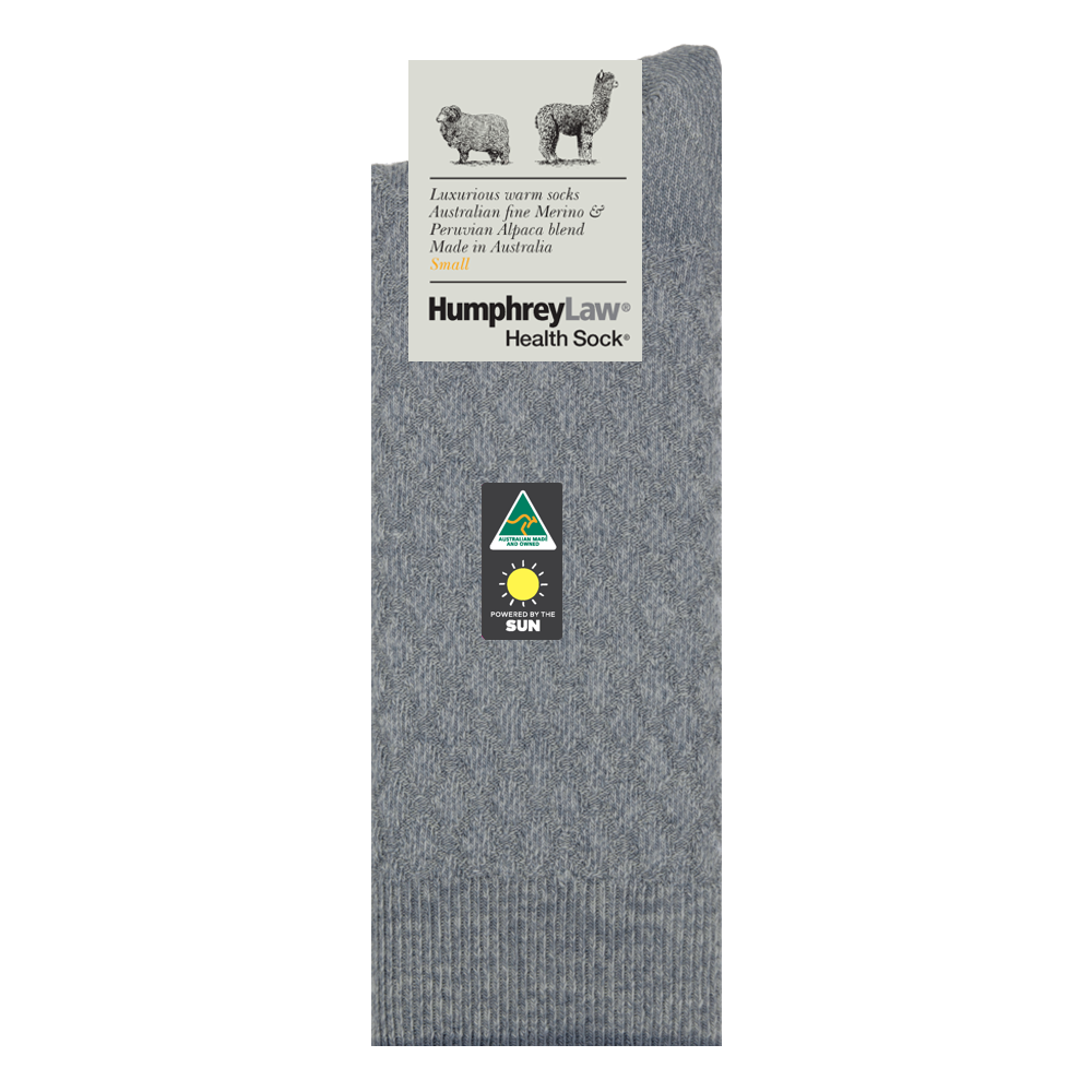 Humphrey Law Ladies Quilted Alpaca Merino Socks