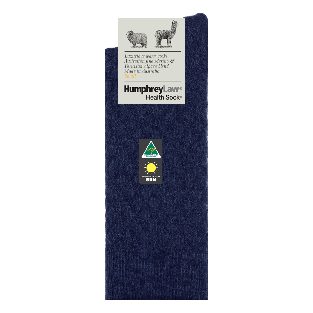 Humphrey Law Ladies Quilted Alpaca Merino Socks
