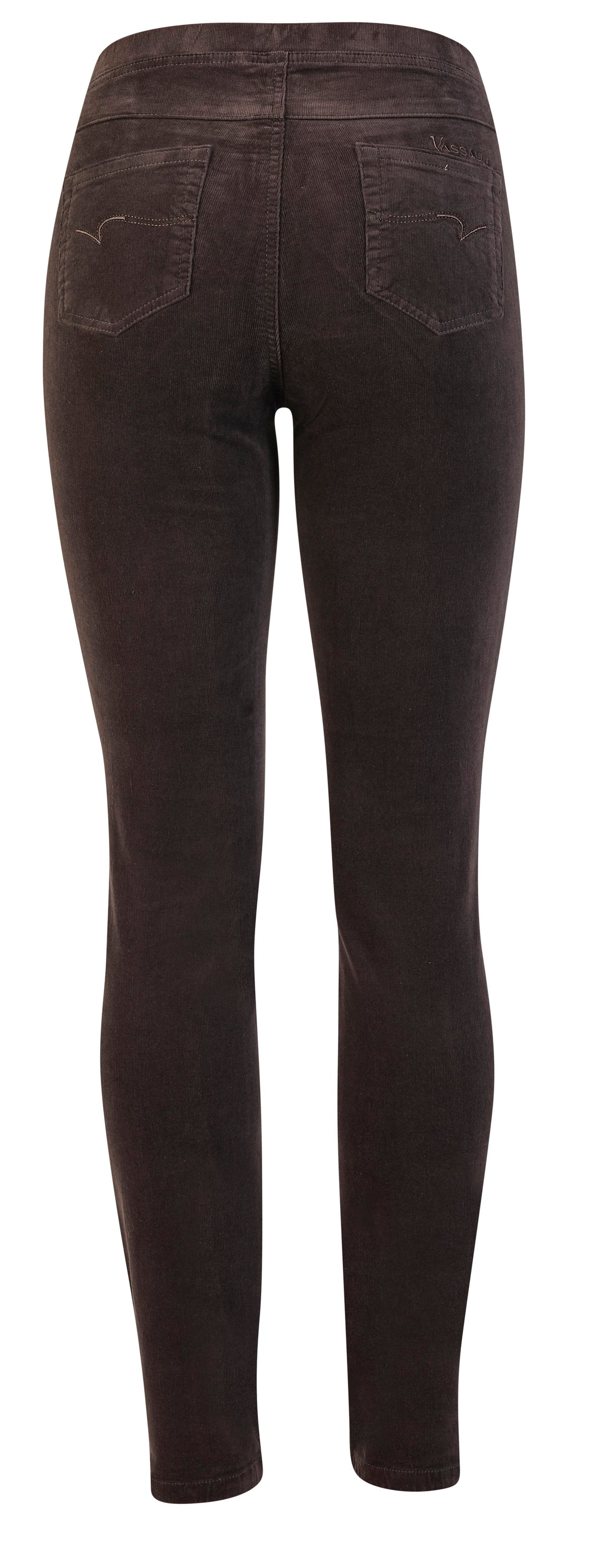 Vassalli 234M Slim Leg, Elastic Waist Cord Pants