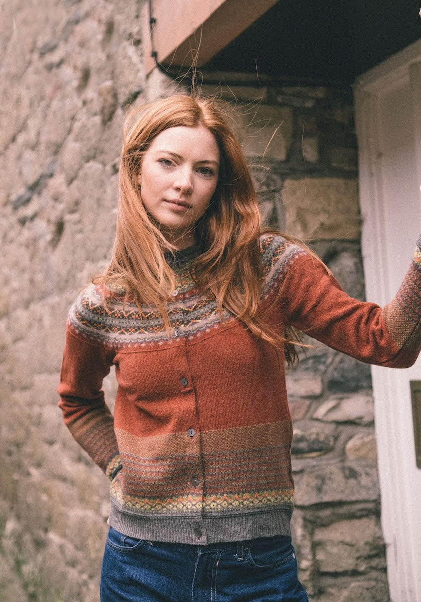 Eribe Alpine Cardigan in Copperleaf