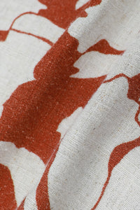 James Harper Short Sleeve Puerto Rico printed shirt in Paprika