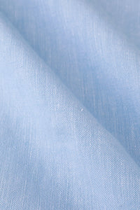 James Harper Sky Linen Blend Long Sleeve Shirt JHS603