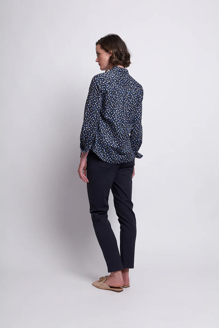 Foil Holey Moley Trouser in Ink