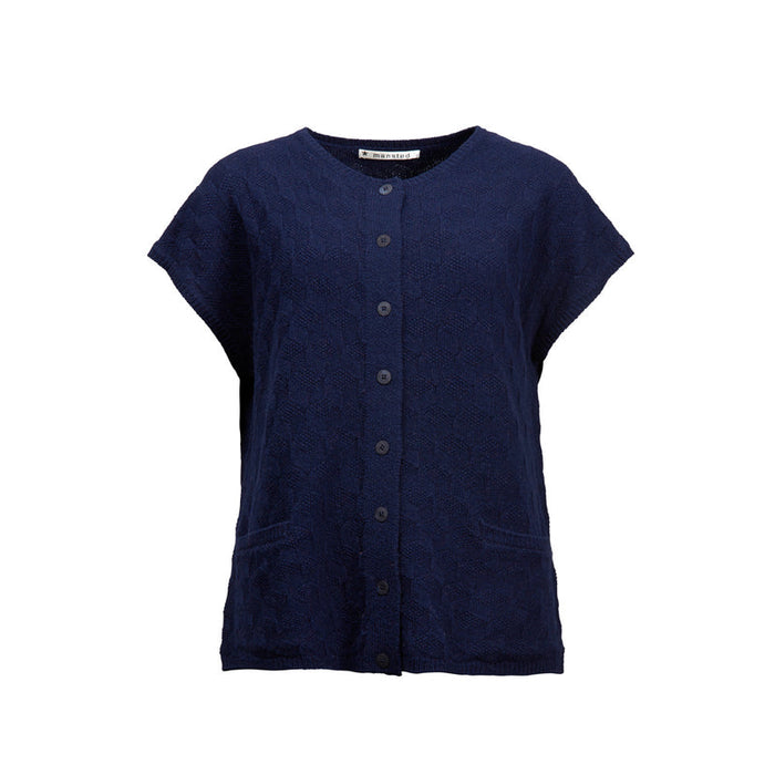 Mansted Komma Vest 'Navy'