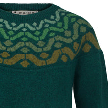 Load image into Gallery viewer, Mansted Vonda Lambswool Jumper in Cold Green
