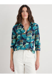 Seasalt Larissa Shirt Penwith Abstract Emulsion