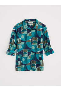 Seasalt Larissa Shirt Penwith Abstract Emulsion