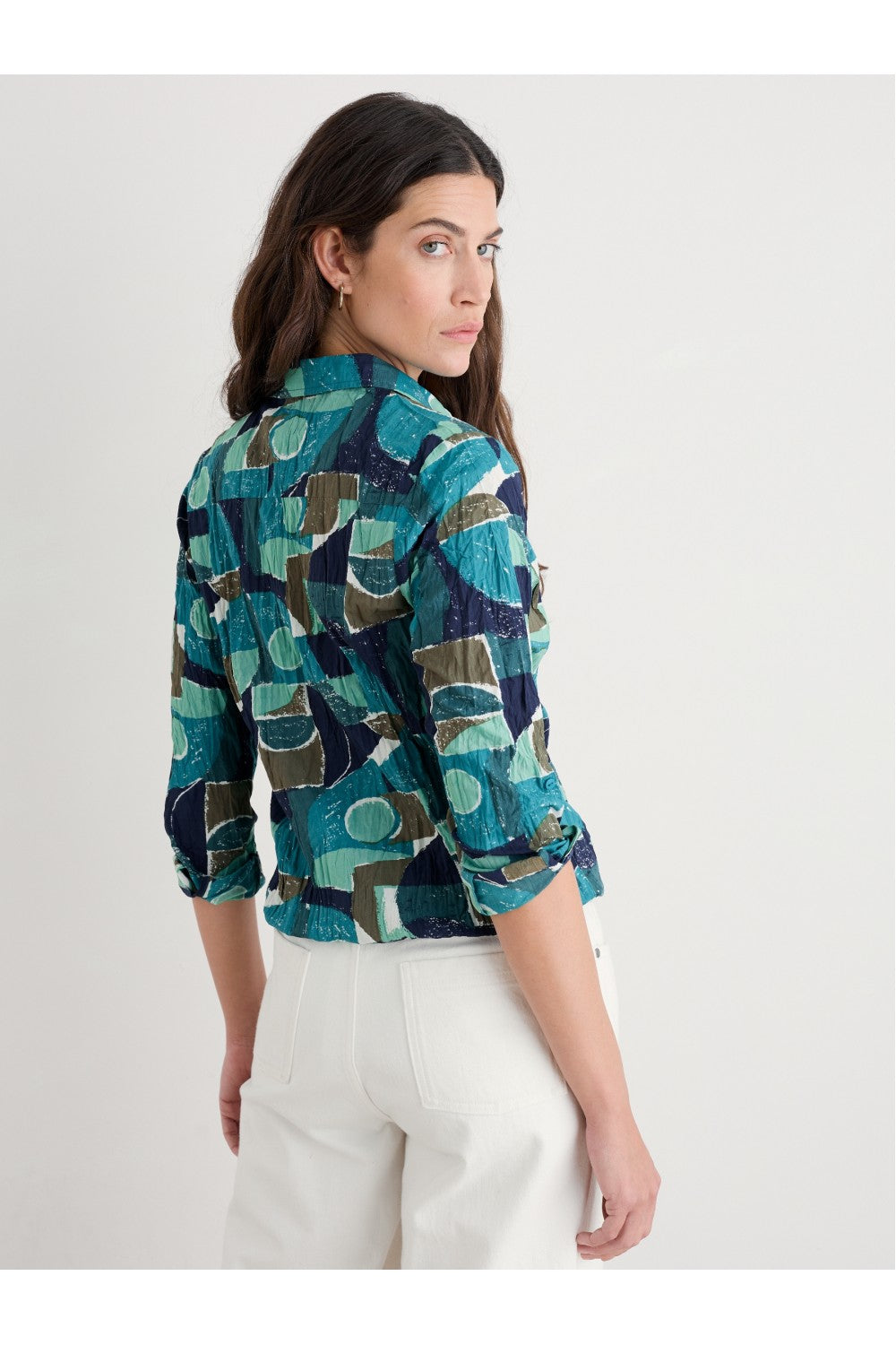 Seasalt Larissa Shirt Penwith Abstract Emulsion