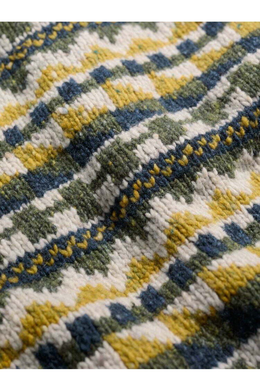 Dawson Pick Cardigan Fairisle in Zig Zag Geo Alpine Galley Mix